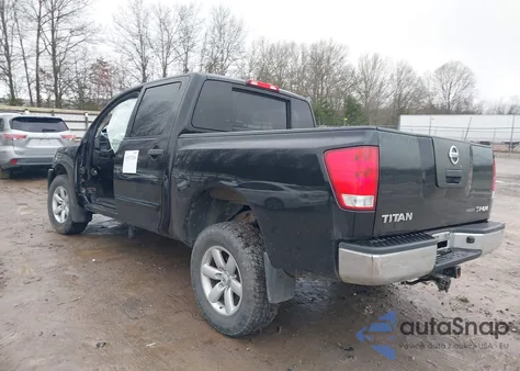 2012 Nissan Titan Sv z USA, uszkodzony, nr VIN 1N6BA0EJ1CN324229